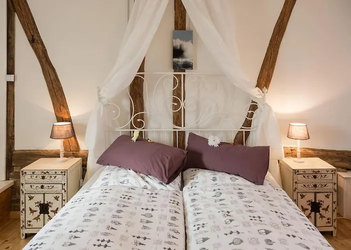 Gemuetliche Fachwerkwohnung 아파트 *